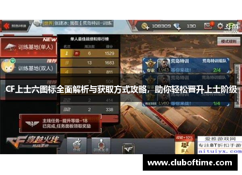 CF上士六图标全面解析与获取方式攻略，助你轻松晋升上士阶级